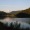 mountains near water