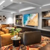 a lounge with ample seating