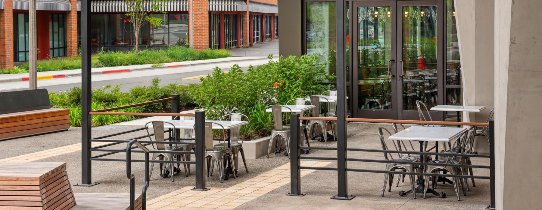 a restaurant storefront